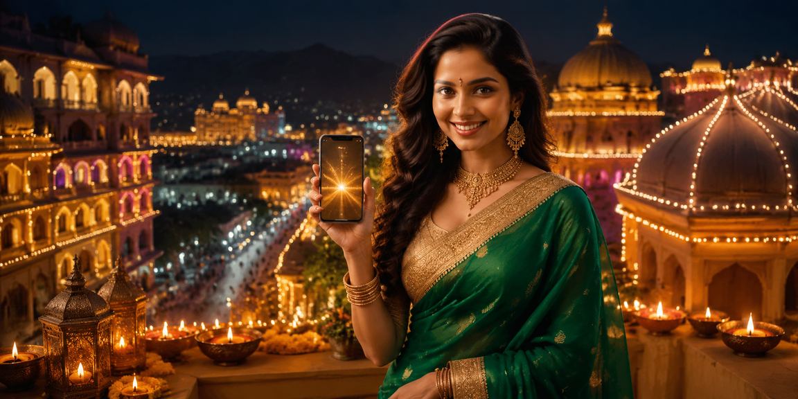 India lottery ticket vendor in saree