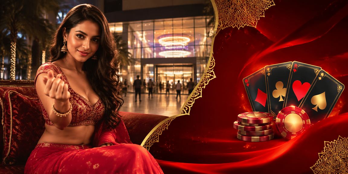 Indian Teen Patti card game in vibrant setting